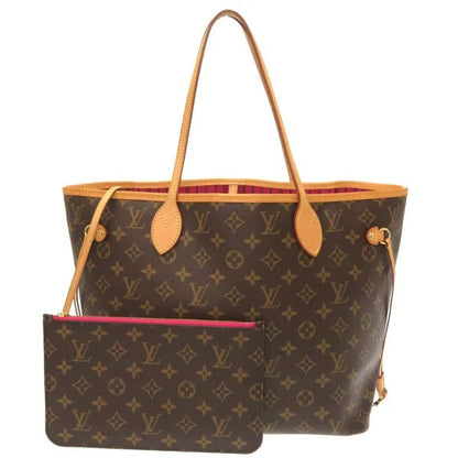 Louis Vuitton Monogram Neverfull MM Fuchsia Tote Bag