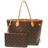 Louis Vuitton Monogram Neverfull MM Fuchsia Tote Bag