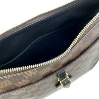Louis Vuitton Leather Odeon NM MM Damier Shoulder Bag