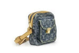 Louis Vuitton Pochette Monogram Denim Leather Shoulder Bag