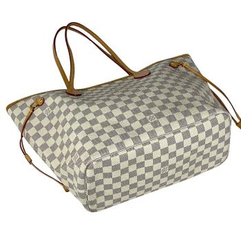 Louis Vuitton Neverfull MM Damier Azur Shopping Tote Bag