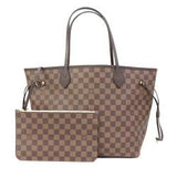 Louis Vuitton Damier Neverfull MM with Pouch Shoulder Bag