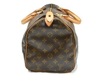 Louis Vuitton Speedy Monogram Coated Canvas Handbag