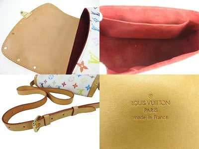 Louis Vuitton Sologne Monogram Multicolor Shoulder Bag White