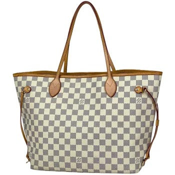 Louis Vuitton Neverfull MM Damier Azur Shopping Tote Bag