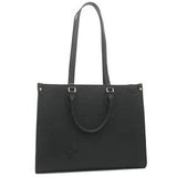 Louis Vuitton OntheGo MM Embossed Grained Leather Shoulder Bag