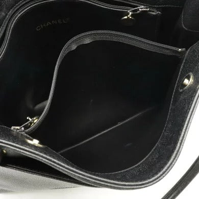 Chanel Cocomark Caviar Skin Leather Shoulder Bag