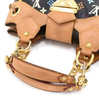 Louis Vuitton Ursula Monogram Canvas Leather Multicolor Black