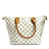 Louis Vuitton Saleya PM Damier Azur PVC Leather Handbag