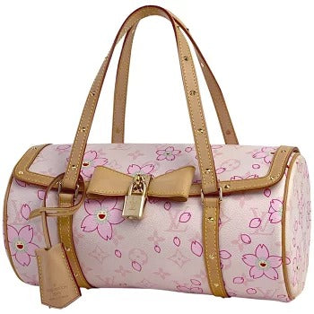 Louis Vuitton Papillon Barrel Cylindrical Handbag