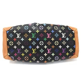 Louis Vuitton Ursula Monogram Canvas Leather Multicolor Black