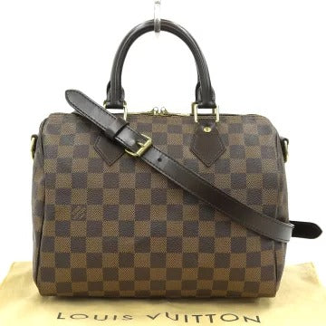 Louis Vuitton Damier Speedy Bandouliere Ebene Shoulder Bag