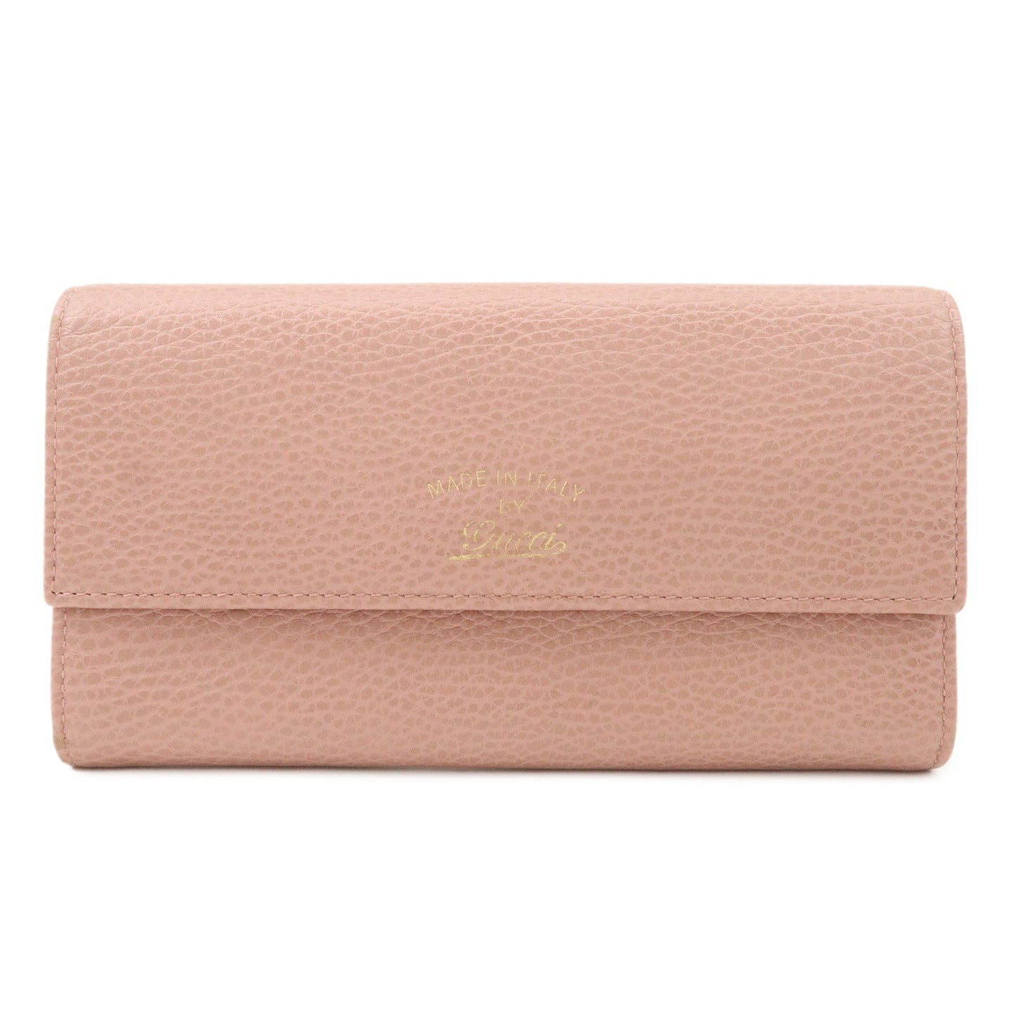 GUCCI Swing Leather Continental Wallet Long Wallet Pink 376186  d