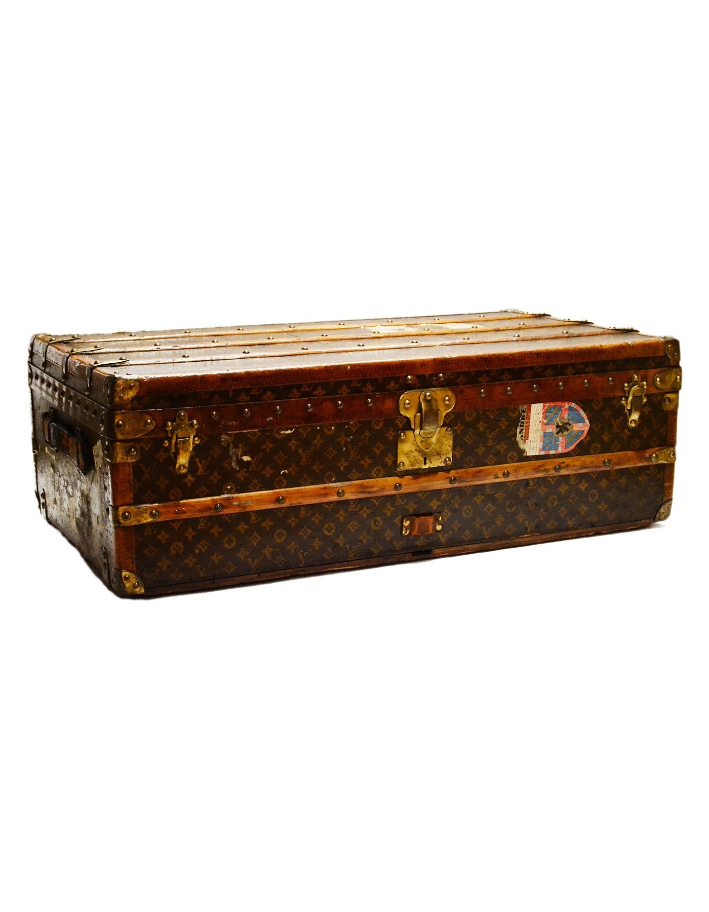 Louis Vuitton   Monogram Rolling Trunk w/Insert