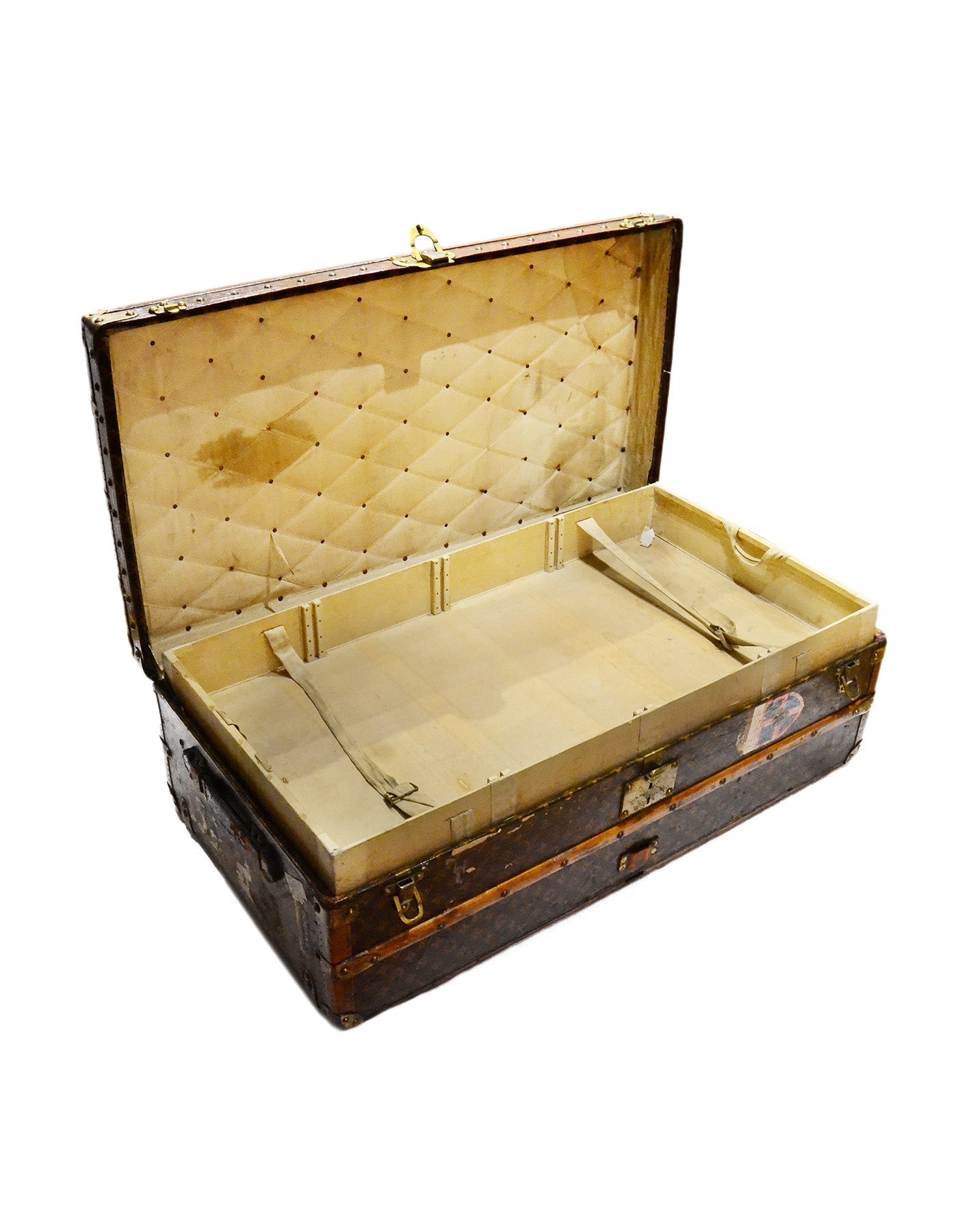 Louis Vuitton   Monogram Rolling Trunk w/Insert