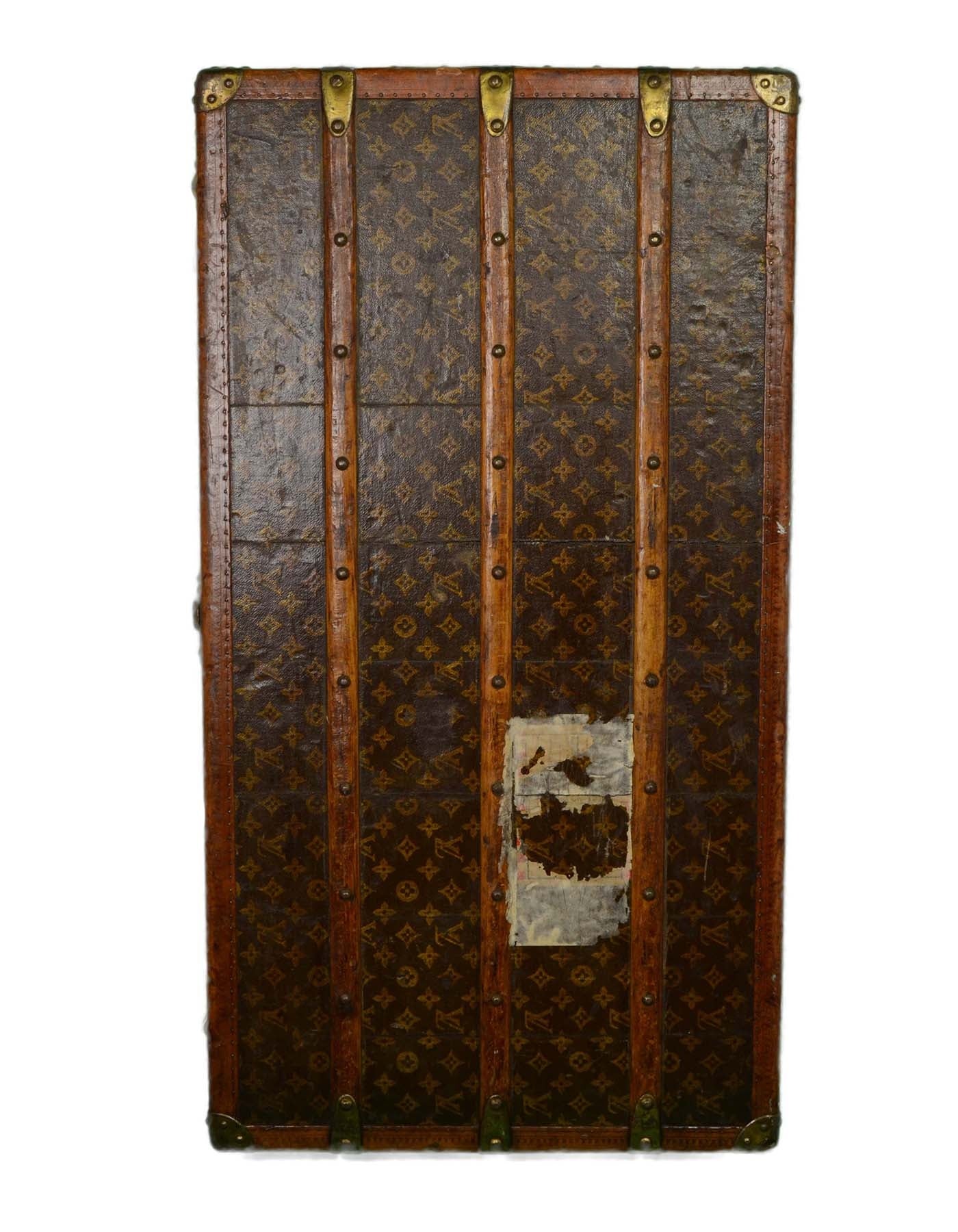 Louis Vuitton   Monogram Rolling Trunk w/Insert
