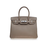 Hermes Birkin 30 Epsom Etoupe Palladium Hardware