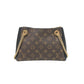 Louis Vuitton Surene BB Monogram Leather Noir Chain Shoulder Bag Black