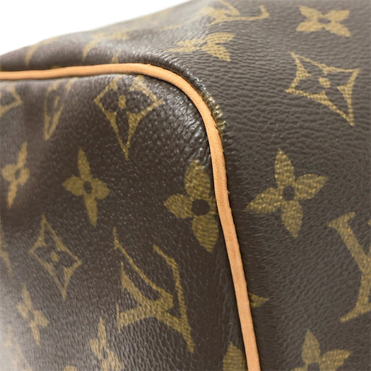 Louis Vuitton Speedy 30 Monogram Leather Handbag Boston