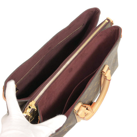 Louis Vuitton Soufflot MM Monogram Leather Shoulder Bag