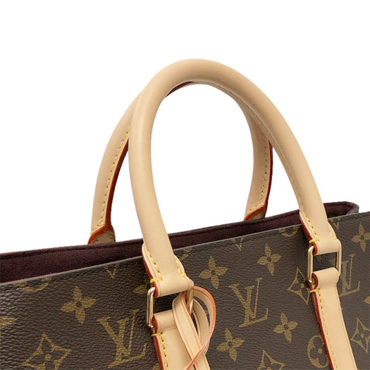 Louis Vuitton Soufflot MM Monogram Leather Shoulder Bag