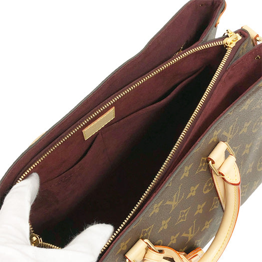 Louis Vuitton Soufflot MM Monogram Leather Shoulder Bag