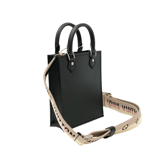 Louis Vuitton Petite Sac Plat Epi Noir Shoulder Bag Black