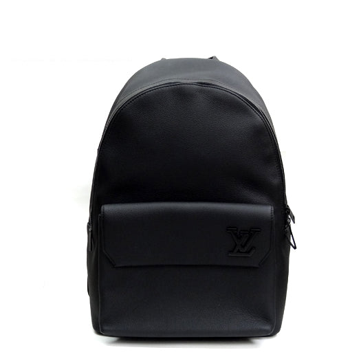 Louis Vuitton Takeoff Backpack Aerogram Grain Leather Black