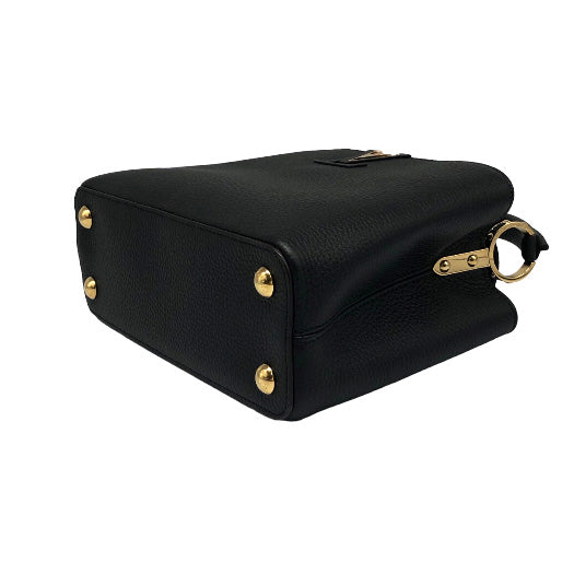 Louis Vuitton Capucines BB Taurillon Leather Noir 2way Handbag Shoulder