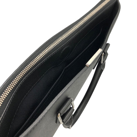 Louis Vuitton Anton Briefcase Taiga Noir Business Bag Shoulder