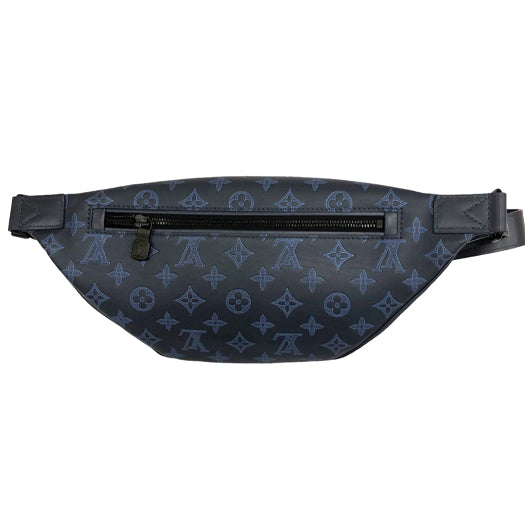 Louis Vuitton Discovery Bum Bag Monogram Shadow Navy Blue
