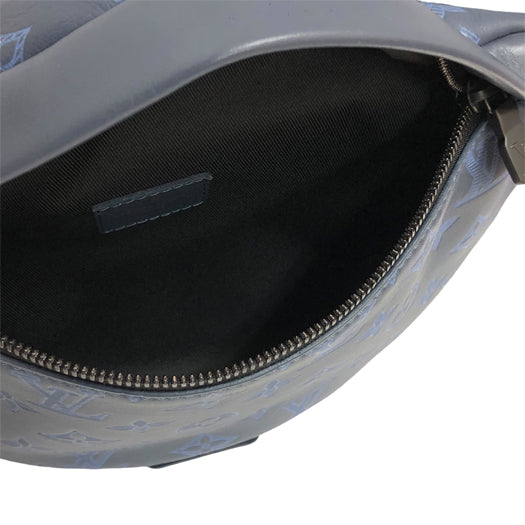 Louis Vuitton Discovery Bum Bag Monogram Shadow Navy Blue