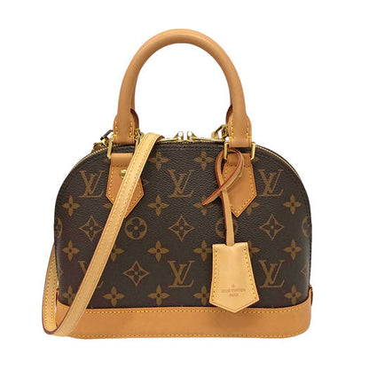 Louis Vuitton Alma BB Monogram Leather 2way Shoulder Bag Handbag
