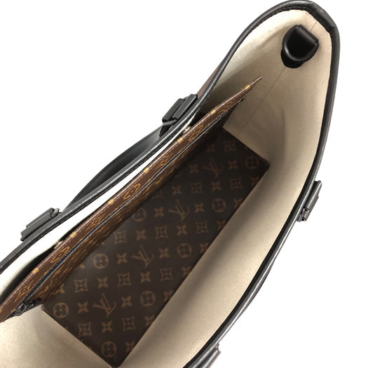 Louis Vuitton Weekend Tote PM Monogram Macassar Noir 2way Shoulder