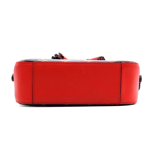 Louis Vuitton Saintonge Monogram Coquelicot Red Shoulder Bag