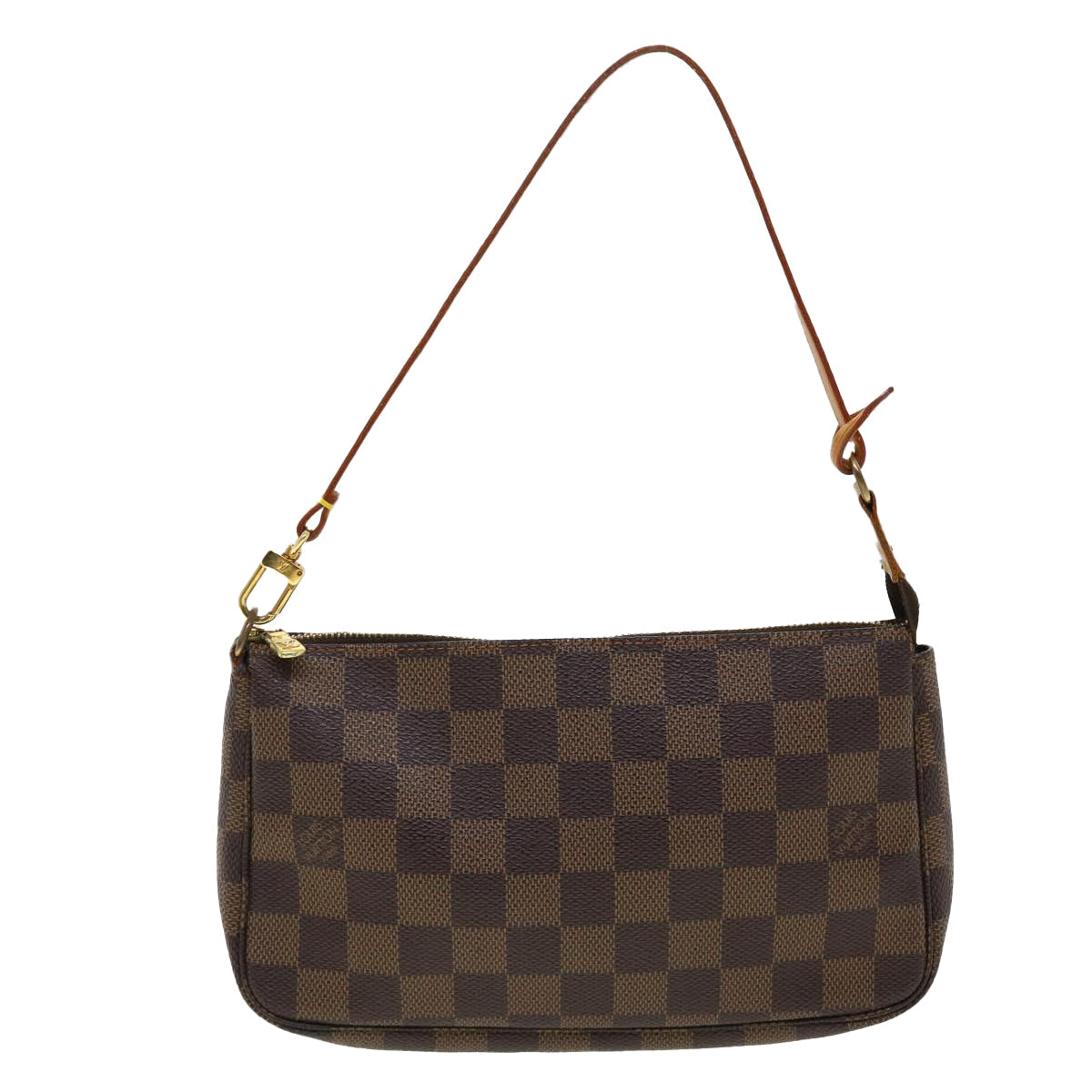 Louis Vuitton Pochette Accessoire  Canvas Clutch Bag