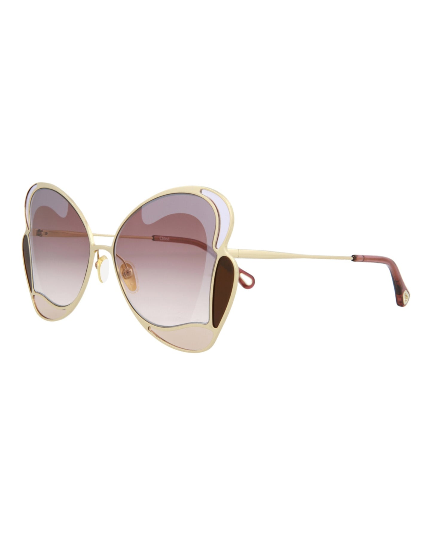 CHL - CC oe Cat Eye-Frame Metal Sunglasses