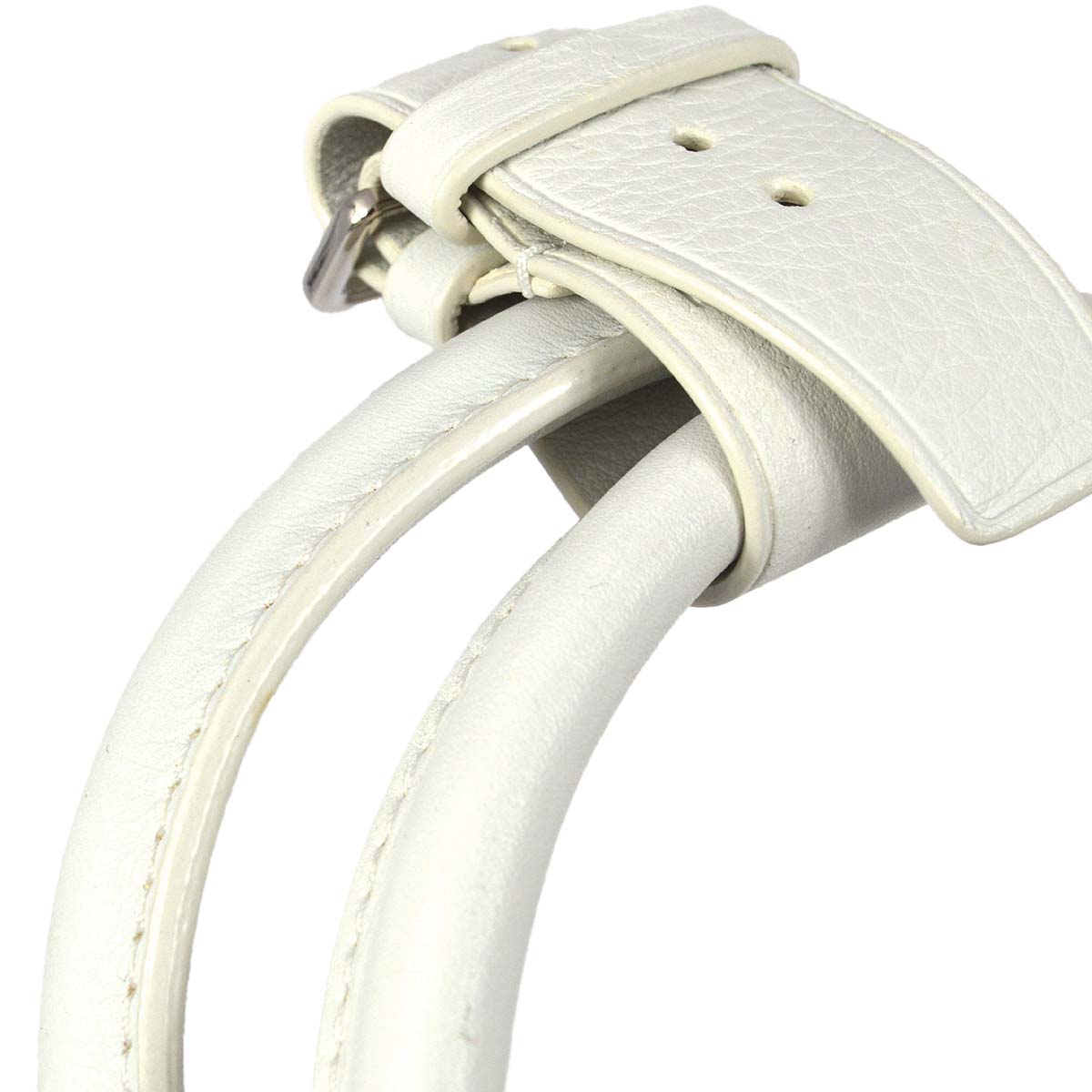 Louis Vuitton White Monogram Transparence Lockit Handbag M40699