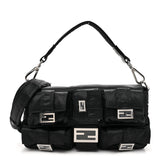 Amelia Econyl Cuoio Romano Multipocket Baguette Black