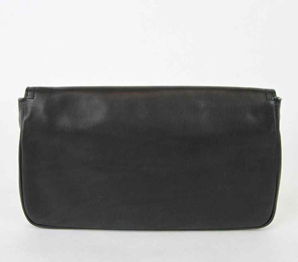 BOTTEGA VENETA Women's Leather Clutch Bag w/Woven Detail