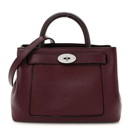 Mulberry Silky Calfskin Small Islington Black Cherry