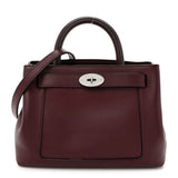 Mulberry Silky Calfskin Small Islington Black Cherry