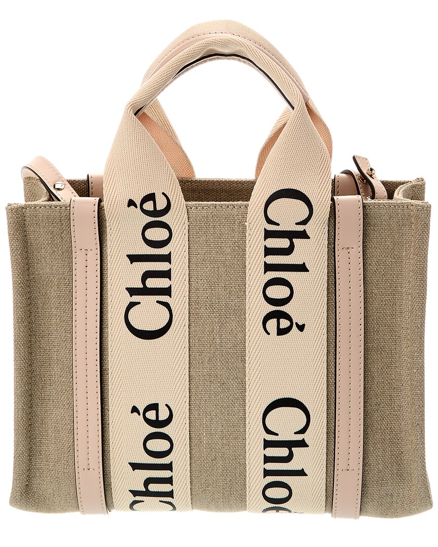 CHL - CC o? Woody Small Canvas & Leather Tote
