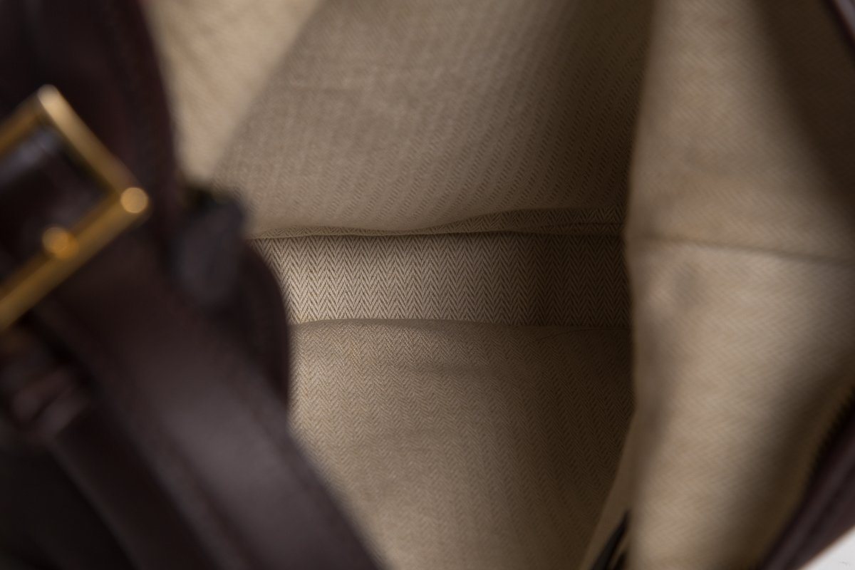 Luxury Hermes Brown Leather Hobo