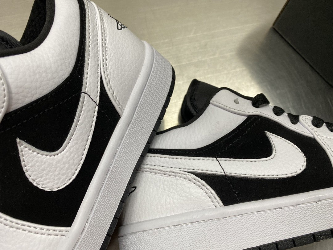  Nike Air Jordan 1 White Black For Men
