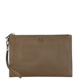 Fendi  Leather Clutch Bag (Pre-Owned)