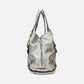 GUCCI Horsebit Pelham Silver Guccissima Shoulder Bag