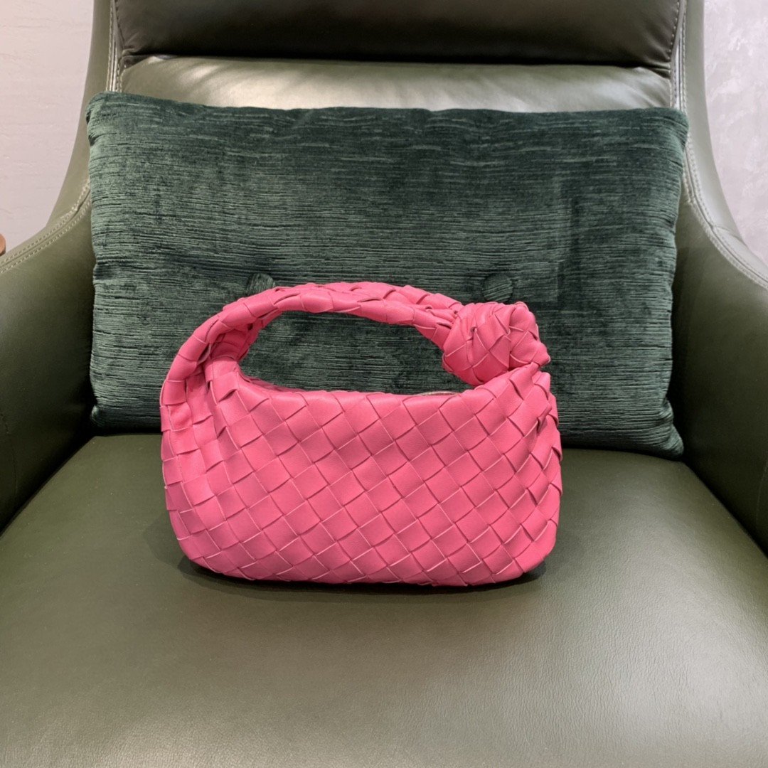 BV Mini Jodie Bag For Women 11in/28AmeliaIn Cranberry 651876VCPP56419