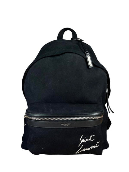 Saint Laurent Canvas City Backpack