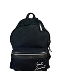 Saint Laurent Canvas City Backpack